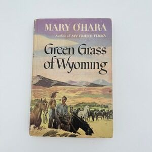 VTG Green Grass of Wyoming 1946 Hardcover Book Mary OHara Horse Story Fiction